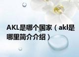 AKL是哪個國家（akl是哪里簡介介紹）