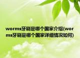 worms牙刷是哪個(gè)國(guó)家介紹(worms牙刷是哪個(gè)國(guó)家詳細(xì)情況如何)
