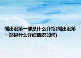 熊出沒(méi)第一部是什么介紹(熊出沒(méi)第一部是什么詳細(xì)情況如何)