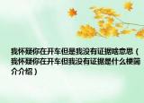我懷疑你在開車但是我沒有證據(jù)啥意思（我懷疑你在開車但我沒有證據(jù)是什么梗簡介介紹）