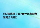 ea7啥意思（ea7是什么意思音樂簡介介紹）