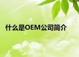 什么是OEM公司簡介