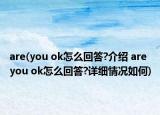 are(you ok怎么回答?介紹 are you ok怎么回答?詳細(xì)情況如何)