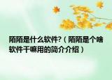 陌陌是什么軟件?（陌陌是個啥軟件干嘛用的簡介介紹）