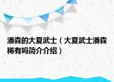 潘森的大夏武士（大夏武士潘森稀有嗎簡介介紹）