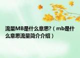 流量MB是什么意思?（mb是什么意思流量簡(jiǎn)介介紹）