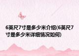 6英尺7寸是多少米介紹(6英尺7寸是多少米詳細(xì)情況如何)