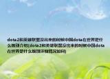 dota2和英雄聯(lián)盟沒出來的時候中國dota在世界是什么級別介紹(dota2和英雄聯(lián)盟沒出來的時候中國dota在世界是什么級別詳細情況如何)