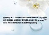 如何使用ImTOO(MPEG Encoder Wizard 3改變視頻的相關設置介紹 如何使用ImTOO MPEG Encoder Wizard 3改變視頻的相關設置詳細情況如何)