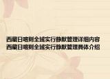 西藏日喀則全域?qū)嵭徐o默管理詳細(xì)內(nèi)容 西藏日喀則全域?qū)嵭徐o默管理具體介紹