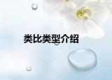 類比類型介紹