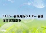 S.H.E---春晚介紹(S.H.E---春晚詳細情況如何)