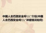 中國人去巴西安全嗎\