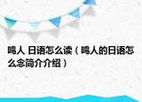 鳴人 日語怎么讀（鳴人的日語怎么念簡介介紹）