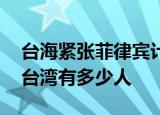 24小時(shí)快訊更新 臺(tái)海緊張菲律賓計(jì)劃撤僑菲官員回應(yīng) 大陸在臺(tái)灣有多少人