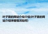 葉子豬的網(wǎng)站介紹介紹(葉子豬的網(wǎng)站介紹詳細(xì)情況如何)
