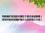 判斷掩護發(fā)球的關(guān)鍵在于是否造成屏障（排球中的發(fā)球掩護是什么意思簡介介紹）