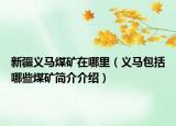 新疆義馬煤礦在哪里（義馬包括哪些煤礦簡介介紹）
