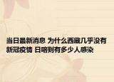 當(dāng)日最新消息 為什么西藏幾乎沒有新冠疫情 日喀則有多少人感染