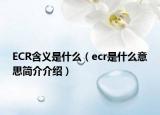 ECR含義是什么（ecr是什么意思簡(jiǎn)介介紹）