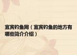 宜賓釣魚網(wǎng)（宜賓釣魚的地方有哪些簡介介紹）