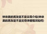 林依晨的男友是不是吳尊介紹(林依晨的男友是不是吳尊詳細(xì)情況如何)