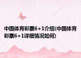 中國體育彩票6+1介紹(中國體育彩票6+1詳細(xì)情況如何)