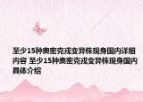 至少15種奧密克戎變異株現(xiàn)身國內(nèi)詳細(xì)內(nèi)容 至少15種奧密克戎變異株現(xiàn)身國內(nèi)具體介紹
