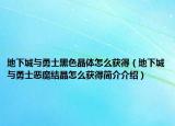地下城與勇士黑色晶體怎么獲得（地下城與勇士惡魔結(jié)晶怎么獲得簡介介紹）
