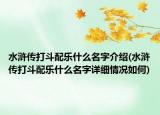 水滸傳打斗配樂(lè)什么名字介紹(水滸傳打斗配樂(lè)什么名字詳細(xì)情況如何)