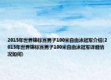 2015年世界錦標賽男子100米自由泳冠軍介紹(2015年世界錦標賽男子100米自由泳冠軍詳細情況如何)