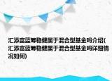 匯添富藍(lán)籌穩(wěn)健屬于混合型基金嗎介紹(匯添富藍(lán)籌穩(wěn)健屬于混合型基金嗎詳細(xì)情況如何)