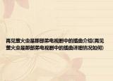 再見螢火蟲是那部弟電視劇中的插曲介紹(再見螢火蟲是那部弟電視劇中的插曲詳細情況如何)
