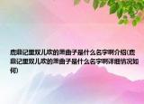 鹿鼎記里雙兒吹的蕭曲子是什么名字啊介紹(鹿鼎記里雙兒吹的蕭曲子是什么名字啊詳細(xì)情況如何)