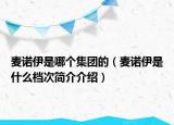 麥諾伊是哪個集團(tuán)的（麥諾伊是什么檔次簡介介紹）