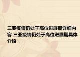 三亞疫情仍處于高位進展期詳細內(nèi)容 三亞疫情仍處于高位進展期具體介紹