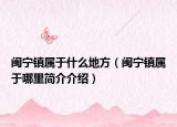 閩寧鎮(zhèn)屬于什么地方（閩寧鎮(zhèn)屬于哪里簡(jiǎn)介介紹）