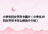小學(xué)生婦女節(jié)賀卡圖片（小學(xué)生38婦女節(jié)賀卡怎么做簡(jiǎn)介介紹）