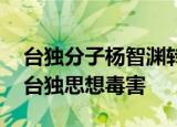 24小時快訊更新 臺獨(dú)分子楊智淵轉(zhuǎn)為監(jiān)視居住 楊智淵長期受臺獨(dú)思想毒害