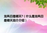 龍鳳日是哪天?（什么是龍鳳日是哪天簡介介紹）