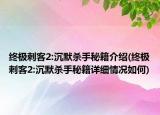 終極刺客2:沉默殺手秘籍介紹(終極刺客2:沉默殺手秘籍詳細情況如何)