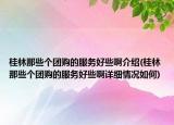 桂林那些個(gè)團(tuán)購(gòu)的服務(wù)好些啊介紹(桂林那些個(gè)團(tuán)購(gòu)的服務(wù)好些啊詳細(xì)情況如何)