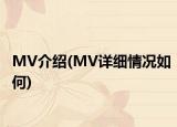 MV介紹(MV詳細(xì)情況如何)