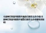 斗戰(zhàn)神打到混沌裝備不是自己的怎么辦介紹(斗戰(zhàn)神打到混沌裝備不是自己的怎么辦詳細情況如何)