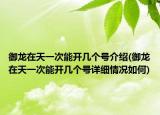 御龍?jiān)谔煲淮文荛_幾個(gè)號(hào)介紹(御龍?jiān)谔煲淮文荛_幾個(gè)號(hào)詳細(xì)情況如何)