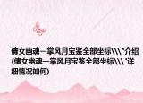 倩女幽魂一掌風(fēng)月寶鑒全部坐標(biāo)\