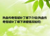 熱血傳奇雪域補丁哪下介紹(熱血傳奇雪域補丁哪下詳細情況如何)
