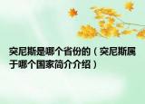 突尼斯是哪個(gè)省份的（突尼斯屬于哪個(gè)國(guó)家簡(jiǎn)介介紹）
