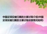 中國(guó)足球反賭掃黑的主要過(guò)程介紹(中國(guó)足球反賭掃黑的主要過(guò)程詳細(xì)情況如何)