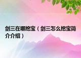 劍三在哪挖寶（劍三怎么挖寶簡介介紹）